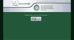 Desktop Screenshot of measuretek.com